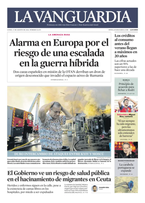 Cover of La Vanguardia