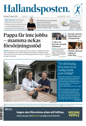 Cover of Hallandsposten