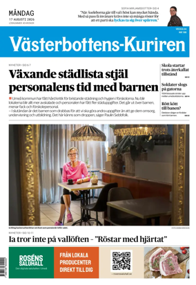 Cover of Vasterbottens-Kuriren