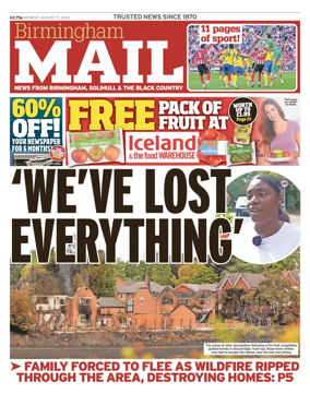 Cover of Birmingham Mail