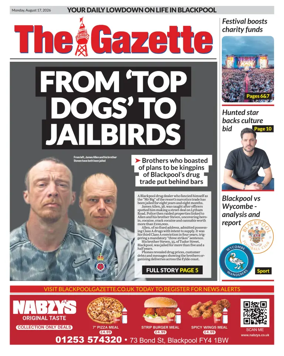 Cover of Blackpool Gazette
