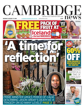 Cover of Cambridge News