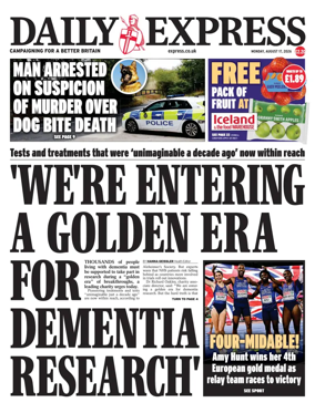 Cover of Daily Express