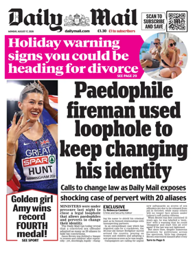Cover of Daily Mail