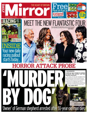Cover of Daily Mirror
