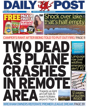 Cover of Daily Post (North Wales)