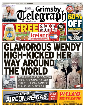 Cover of Grimsby Telegraph