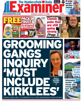 Cover of Huddersfield Daily Examiner