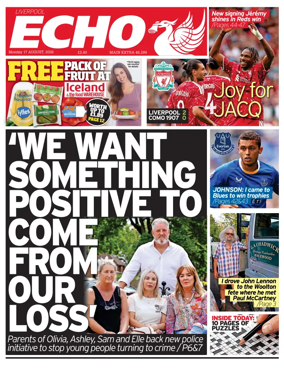 Cover of Liverpool Echo
