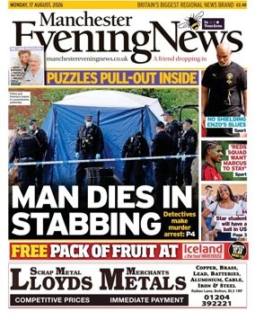 Cover of Manchester Evening News