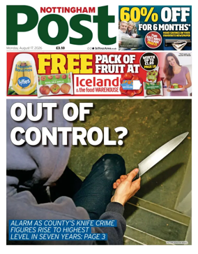 Cover of Nottingham Post
