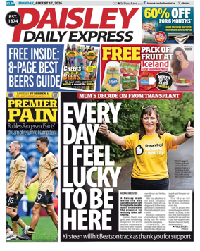 Cover of Paisley Daily Express