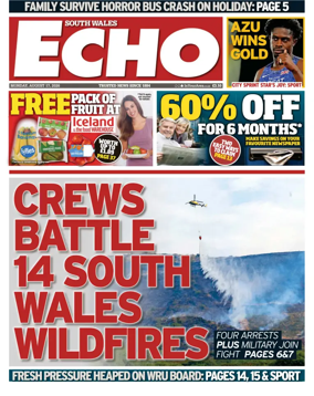 Cover of South Wales Echo