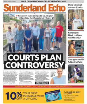Cover of Sunderland Echo