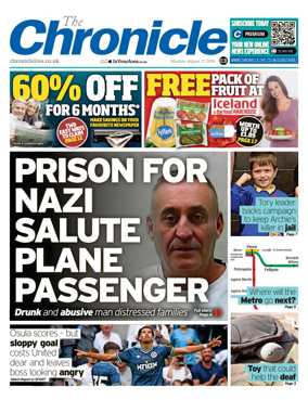 Cover of The Chronicle (South Tyneside and Durham)