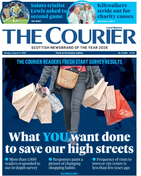 Cover of The Courier & Advertiser (Perth and Perthshire Edition)