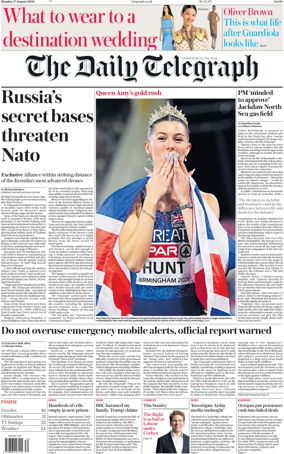 Cover of The Daily Telegraph
