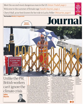 Cover of The Guardian e-paper Journal