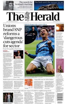 Cover of The Herald (Scotland)