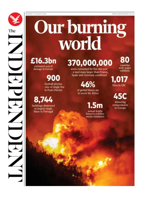 Cover of The Independent