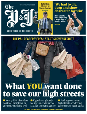 Cover of The Press and Journal (Inverness Highlands and Islands)