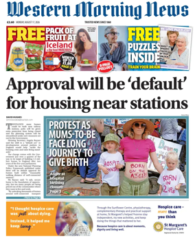 Cover of Western Morning News