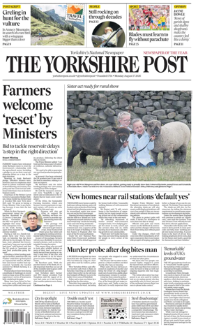 Cover of Yorkshire Post