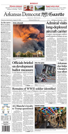 Cover of Arkansas Democrat-Gazette
