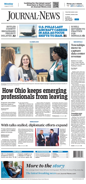Cover of Hamilton Journal News