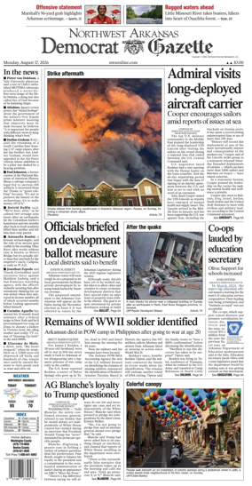 Cover of Northwest Arkansas Democrat-Gazette