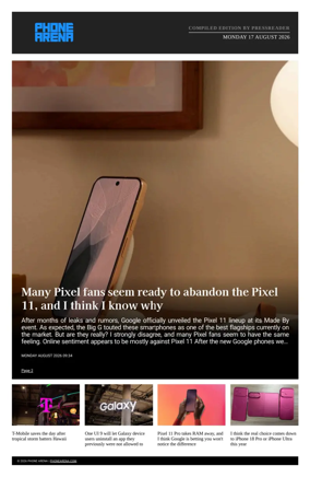 Cover of Phone Arena - Compiled Edition