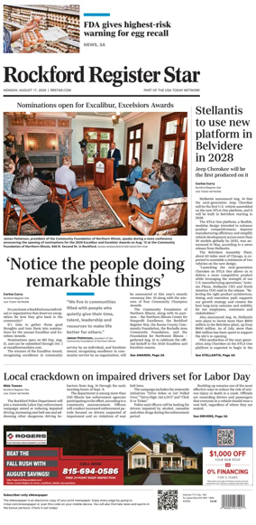 Cover of Rockford Register Star