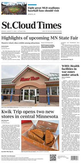 Cover of St. Cloud Times