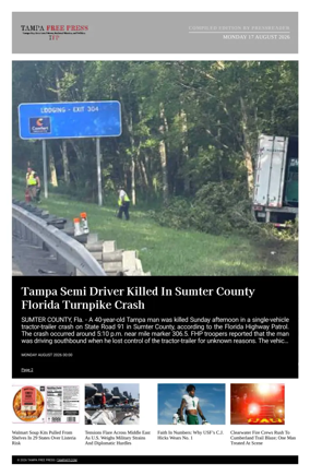 Cover of Tampa Free Press