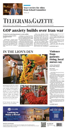 Cover of Telegram & Gazette