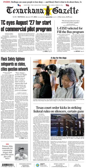 Cover of Texarkana Gazette