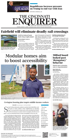 Cover of The Cincinnati Enquirer