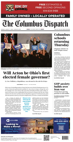 Cover of The Columbus Dispatch