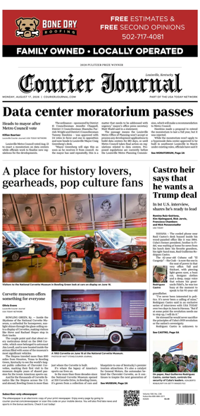 Cover of The Courier-Journal (Louisville)
