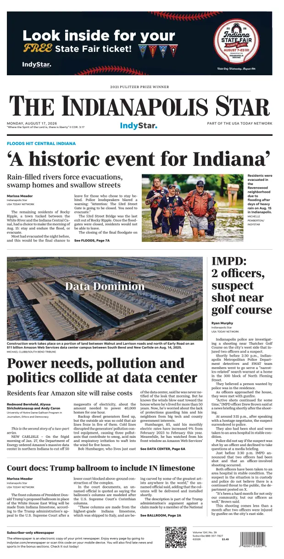 Cover of The Indianapolis Star