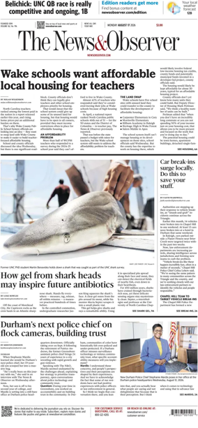 Cover of The News & Observer