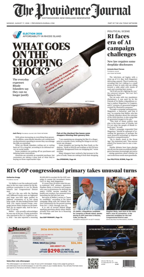 Cover of The Providence Journal