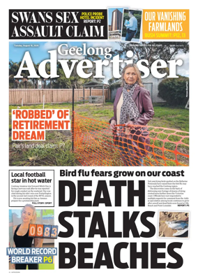 Cover of Geelong Advertiser