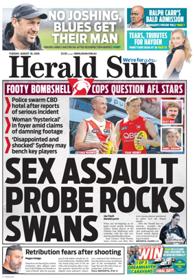 Cover of Herald Sun