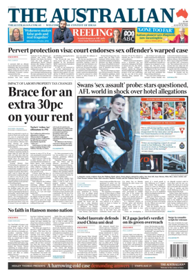 Cover of The Australian