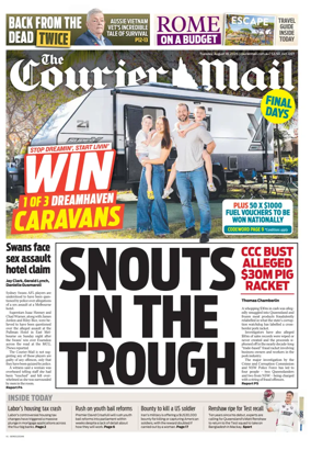 Cover of The Courier-Mail
