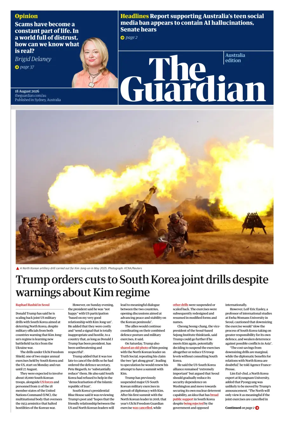 Cover of The Guardian Australia
