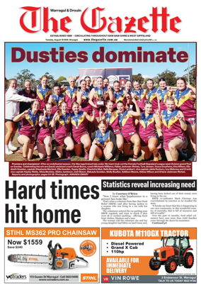 Cover of Warragul & Drouin Gazette