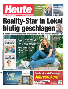 Cover of Heute - Niederosterreich Ausgabe