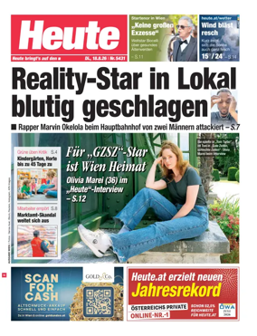 Cover of Heute - Wien Ausgabe